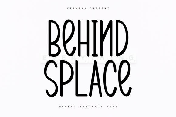 Behind Splace: A Handwritten Display Font for Editorial Design