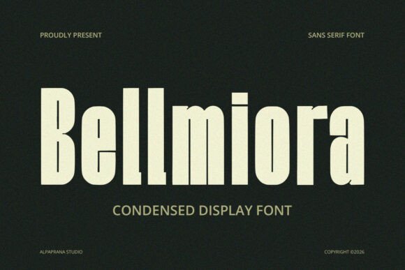 Bellmiora: The Bold Display Typeface for Scroll-Stopping Campaigns
