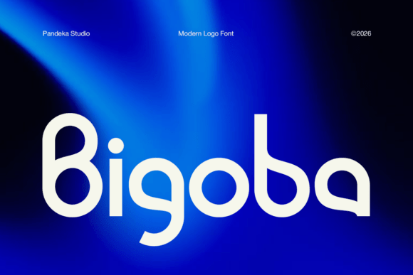 Bigoba: A Modern Display Typeface for Digital Branding