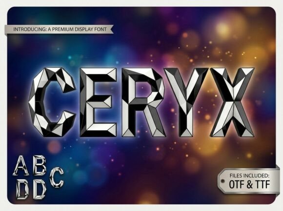 Ceryx: The Premium Display Typeface for High-Impact Campaigns
