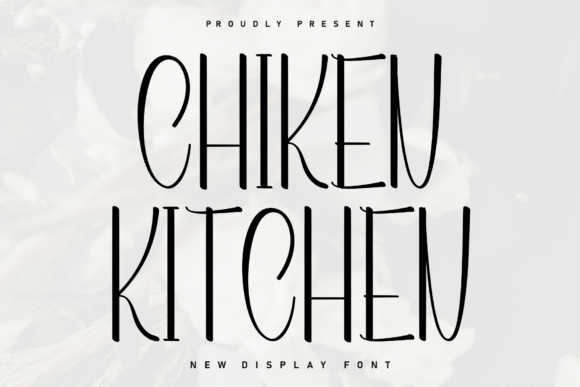 Chiken Kitchen: The Cozy Handwritten Font for Your Crafts