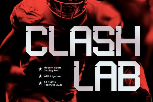 Clashlab: The Bold Display Font for High-Energy Branding Projects