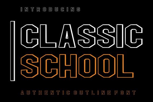 Classic School: The Bold Display Typeface for Editorial Design