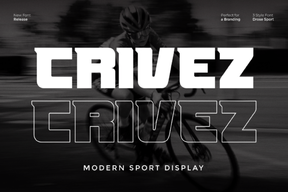 Crivez: A High-Velocity Display Typeface for Bold Web Design