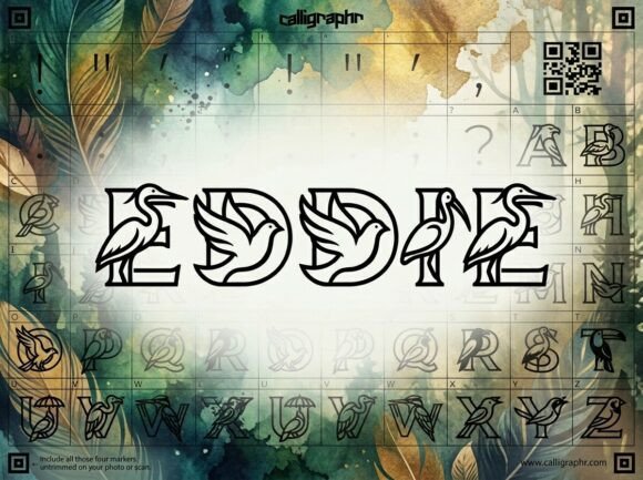 Eddie: The Display Typeface That Brings Avian Energy to Campaigns