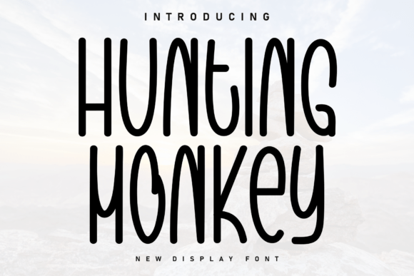 Hunting Monkey: A Handwritten Display Font for Relaxed Branding