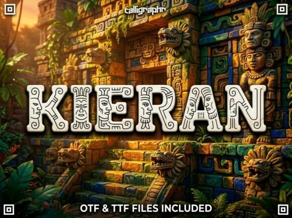 Kieran: The Majestic Display Typeface for Editorial Design