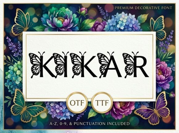 Kikar: The Premium Display Font for Elegant Small Business Branding
