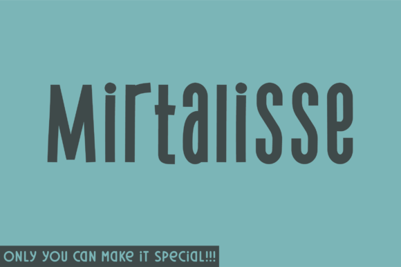 Mirtalisse: The Handwritten Display Font That Elevates Campaign Creativity