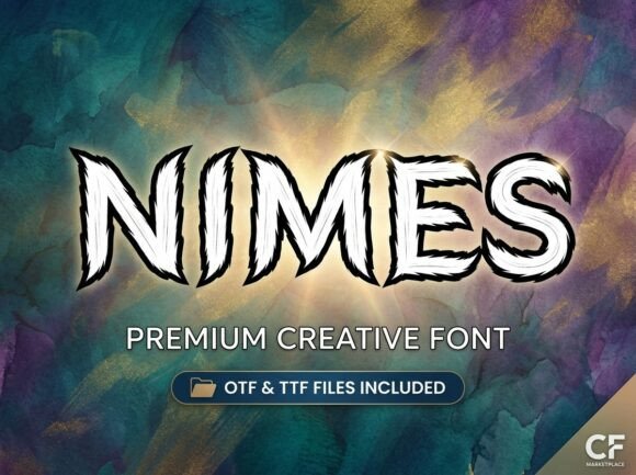 Nimes Font Review: A Bold Display Typeface for Creative Branding