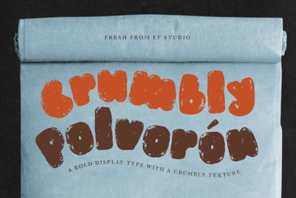 Polvorón: A Warm Display Typeface for Editorial Design