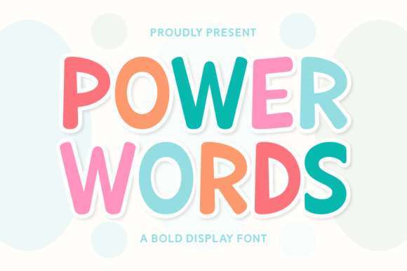 Power Words: The Perfect Display Font for Handmade Crafts