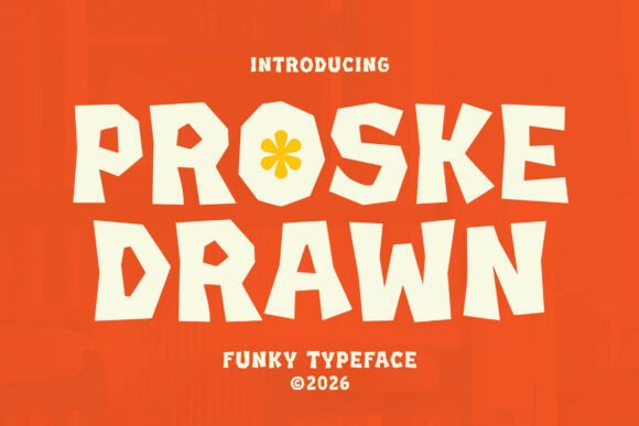 Proske: The Retro Display Font for Handmade Product Labels