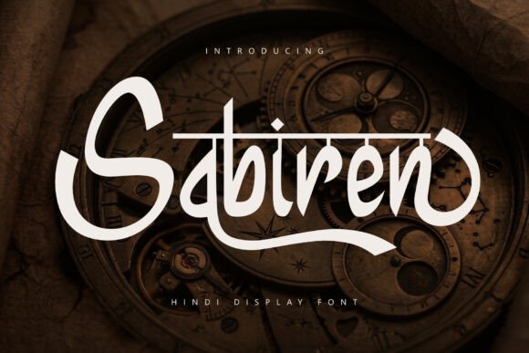 Sabiren: The Premium Hindi Display Font for Handmade Brands