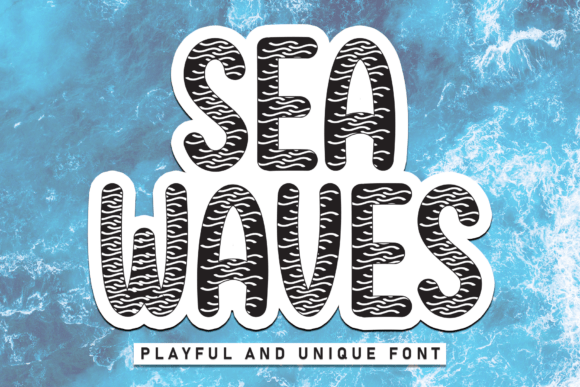 Sea Waves: The Premium Display Font That Elevates Small Business Branding