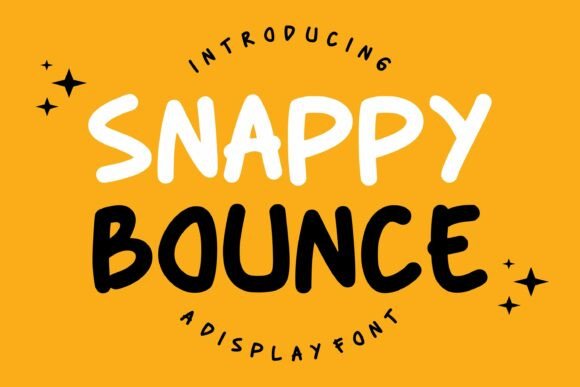 Snappy Bounce: The Creative Display Font for High-Energy Campaigns