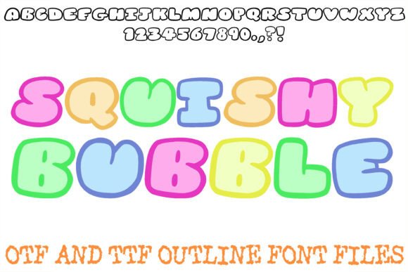 Squishy Bubble: The Playful Display Typeface for Modern Editorial Design