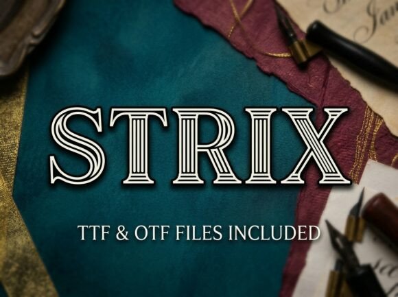 Strix: The Premium Display Typeface for Bold Web Design