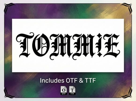 Tommie: A Stunning Display Font for Bold Brand Identities