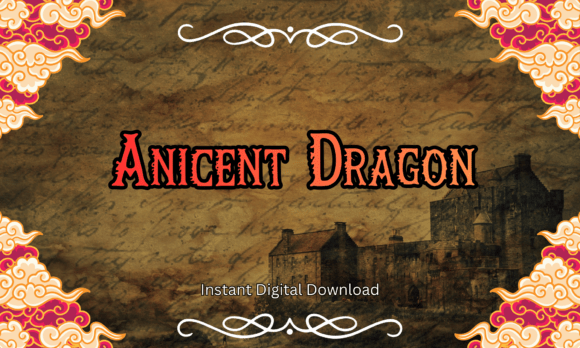Unleashing Ancient Dragon: A Bold Typeface for Modern Editorial Design