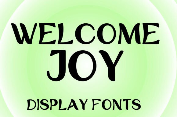 Welcome Joy: The Elegant Display Font for Polished Brand Identity