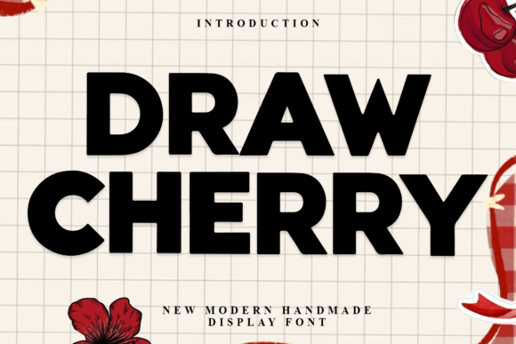 Why Draw Cherry Is the Perfect Display Typeface for Holiday Editorial Design